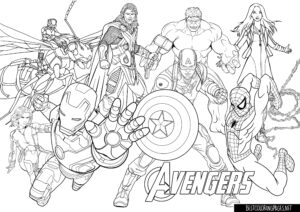 Avengers coloring pages