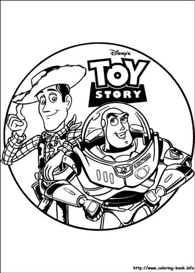 Updated toy story coloring pages