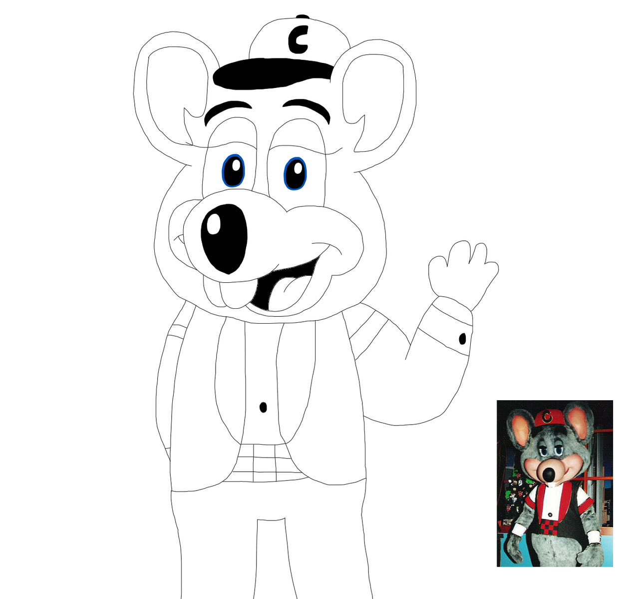 Studio c chuck e cheese sketch by cecfan on