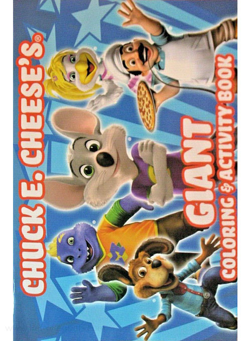 Chuck e cheese coloring and activity book coloring books at retro reprints