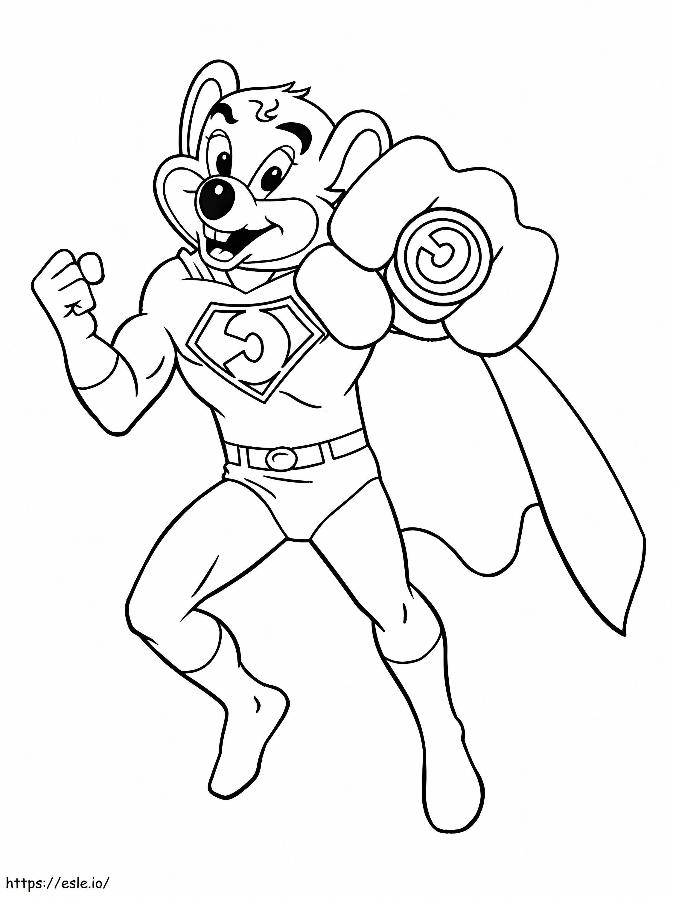 Chuck e cheese free coloring page