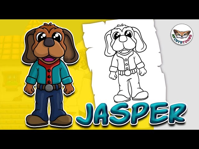 How to draw jasper chuck e cheese