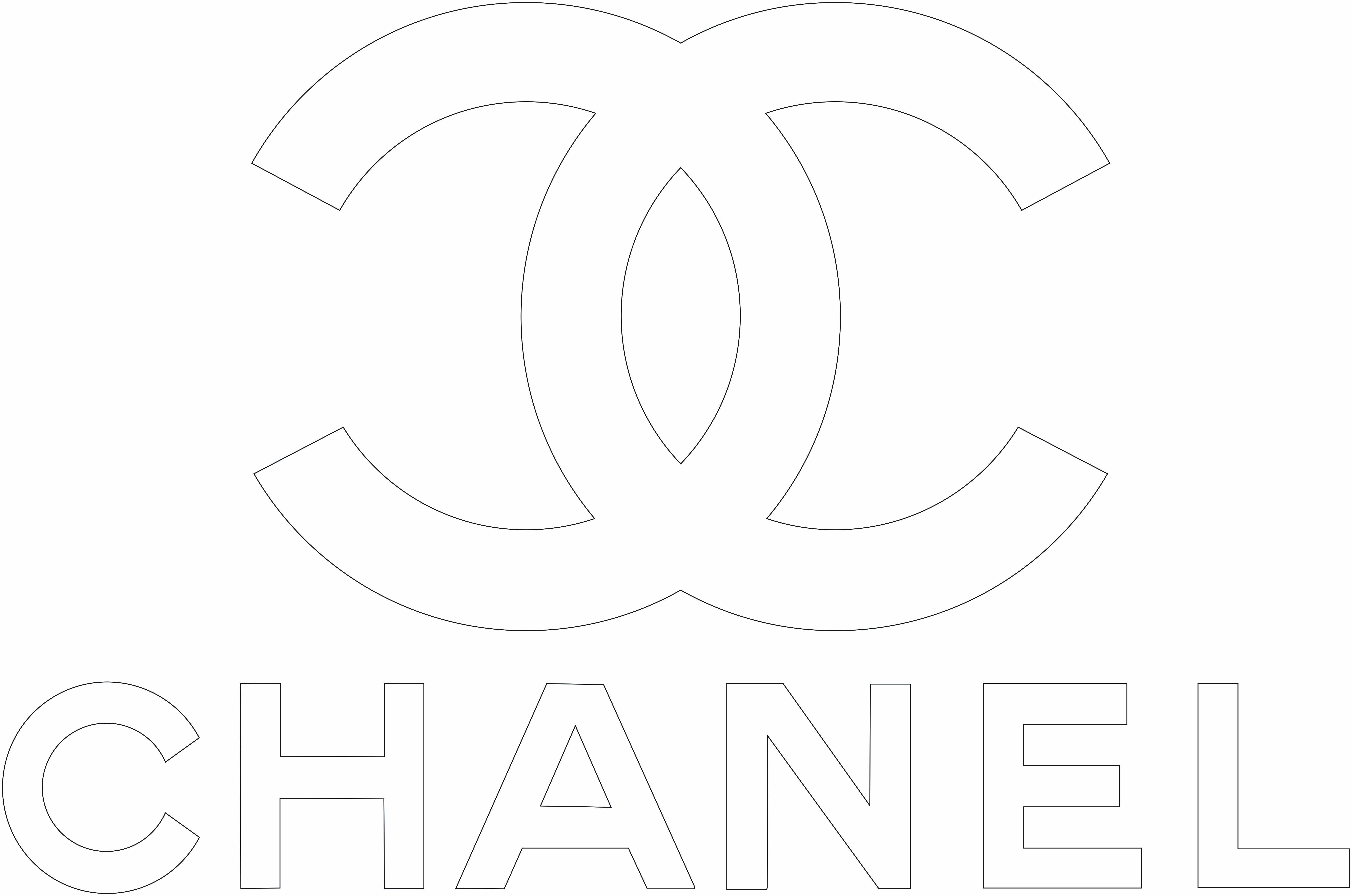 Chanel logo stencil sketch coloring page my style sketch coloring page chanel logo coloring pages stencil logo