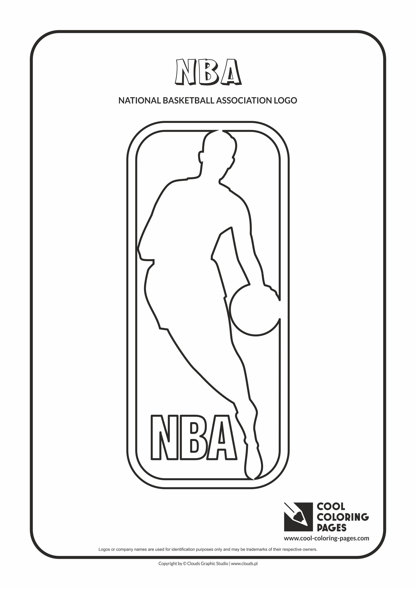 Cool coloring pages nba teams logos coloring pages