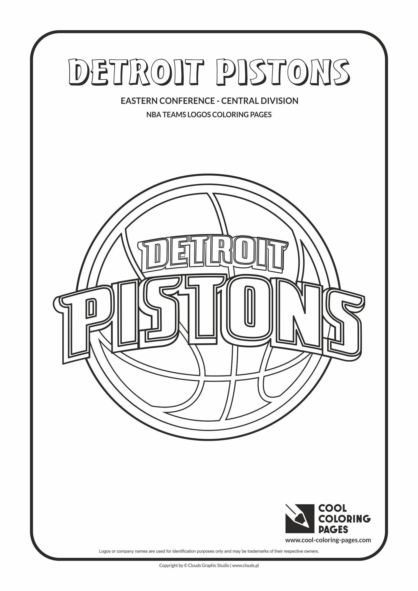 Cool coloring pages detroit pistons