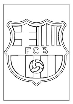 Unleash your creativity with soccer clubs logos coloring pages collection p