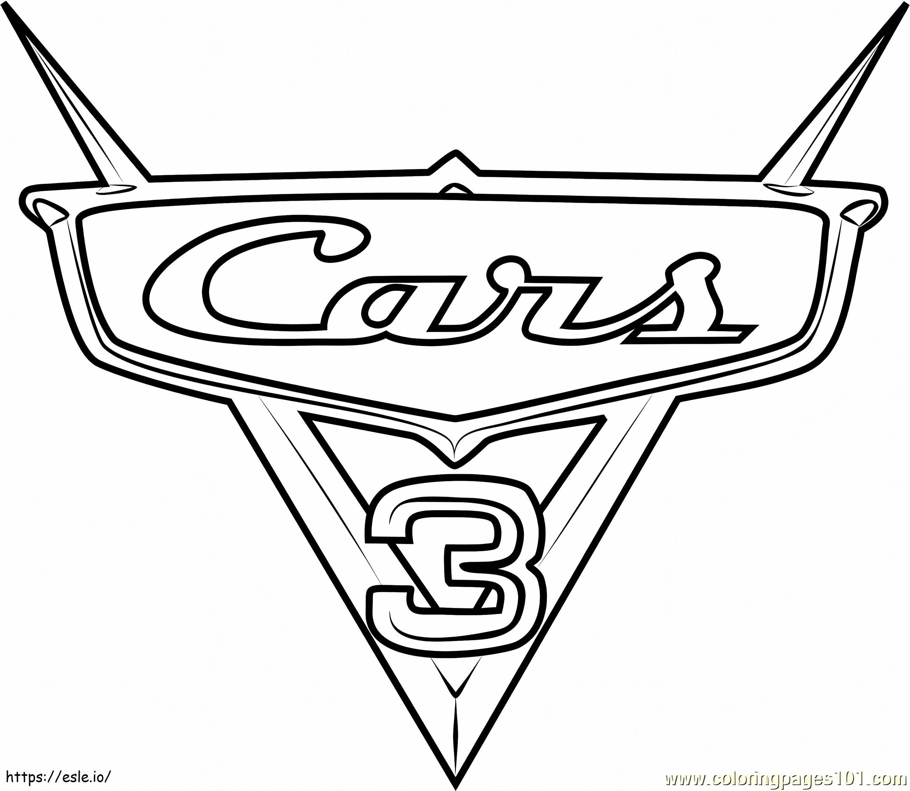 Cars logo from cars coloring page