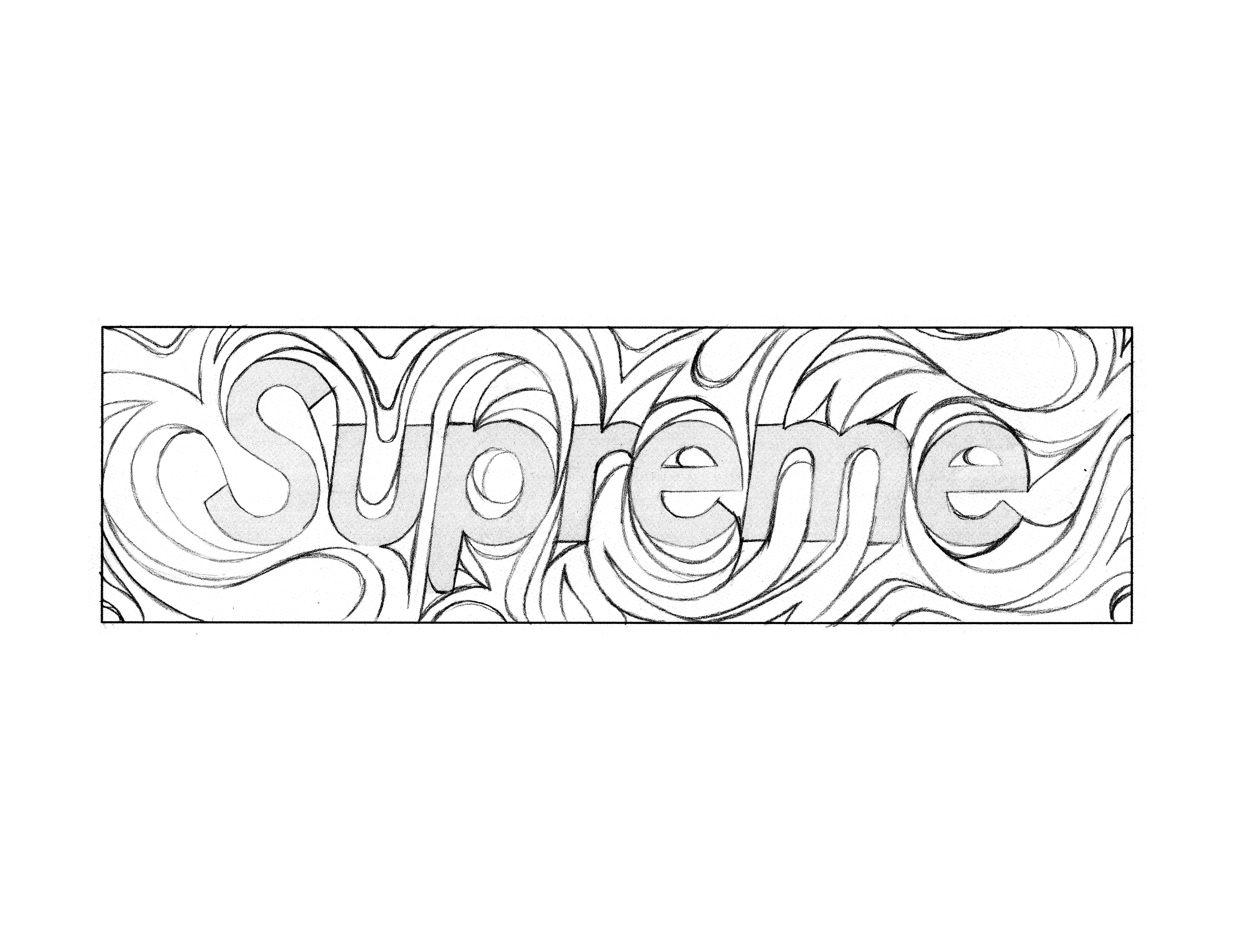 Supreme graphic design shirt