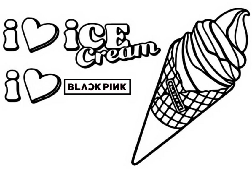 Coloring pages blackpink