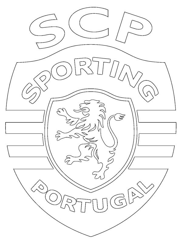 Sporting clube de portugal coloriage sporting clube de portugal sporting sporting clube