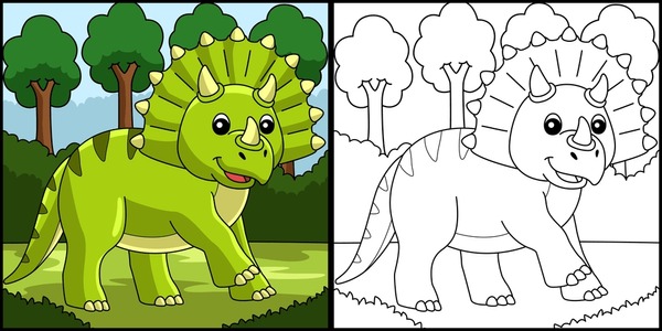 Dinosaur coloring pages royalty