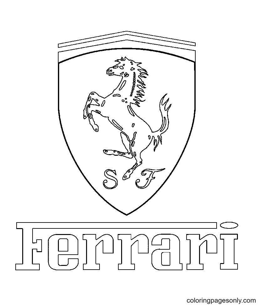 Car logo coloring pages