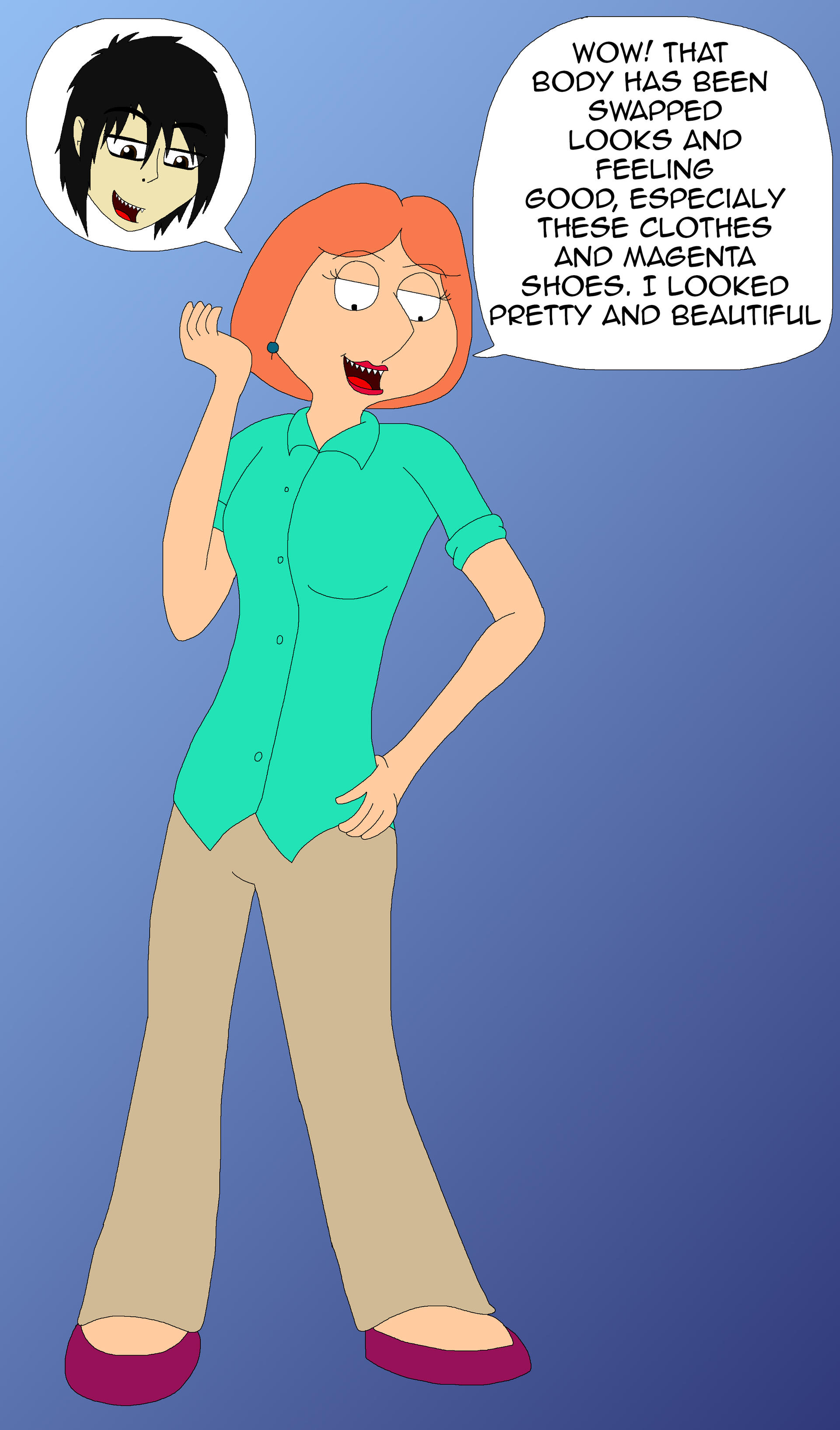 Body swapped lois griffin by hirohamadarockz on