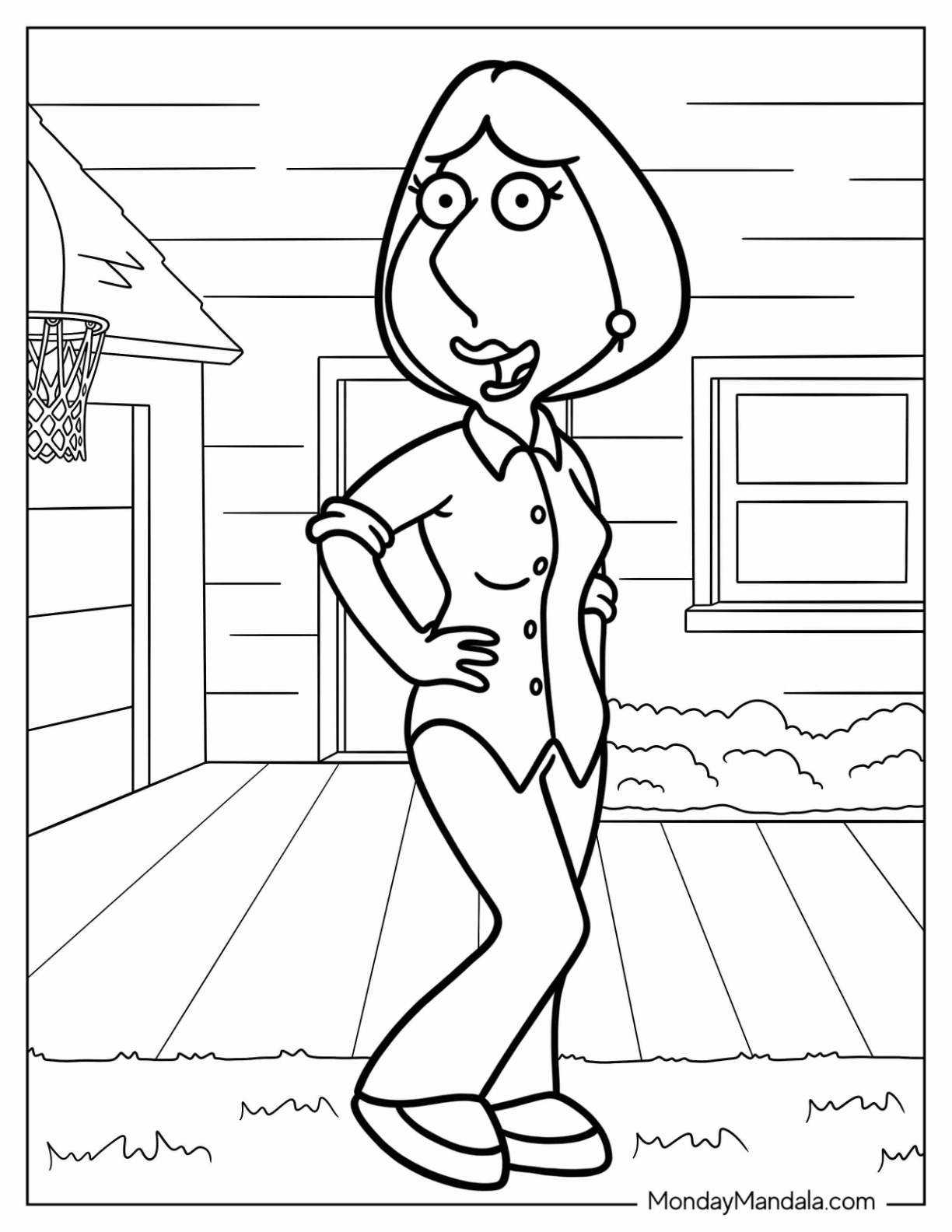 Family guy coloring pages free pdf printables