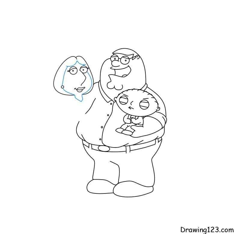 Family guy drawing tutorial