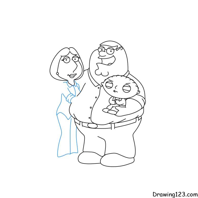 Family guy drawing tutorial