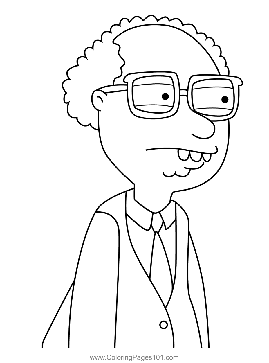 Mort goldman family guy coloring page coloring pages for kids coloring pages family guy