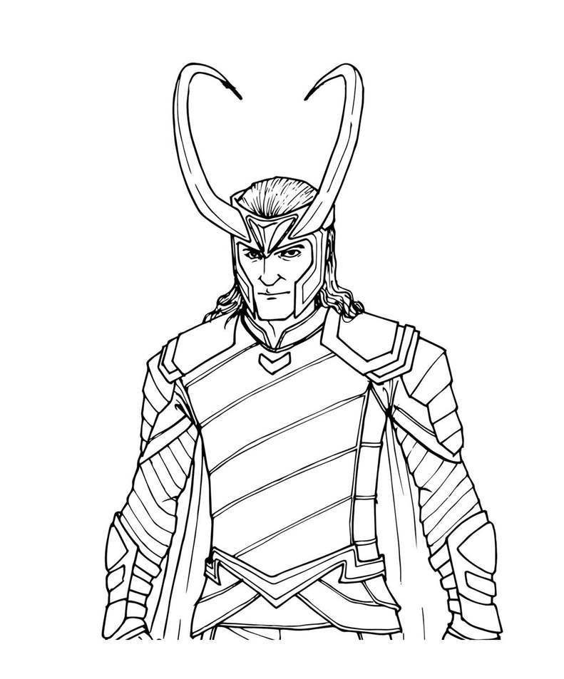 Loki coloring pages new pictures free printable marvel character