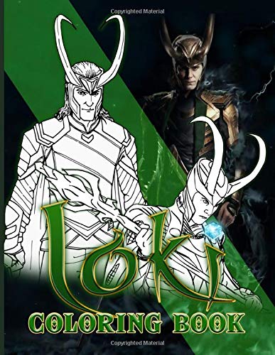 Loki coloring book loki nice coloring books for adults by isaac marsh