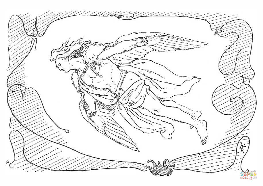 Loki in flight coloring page free printable coloring pages