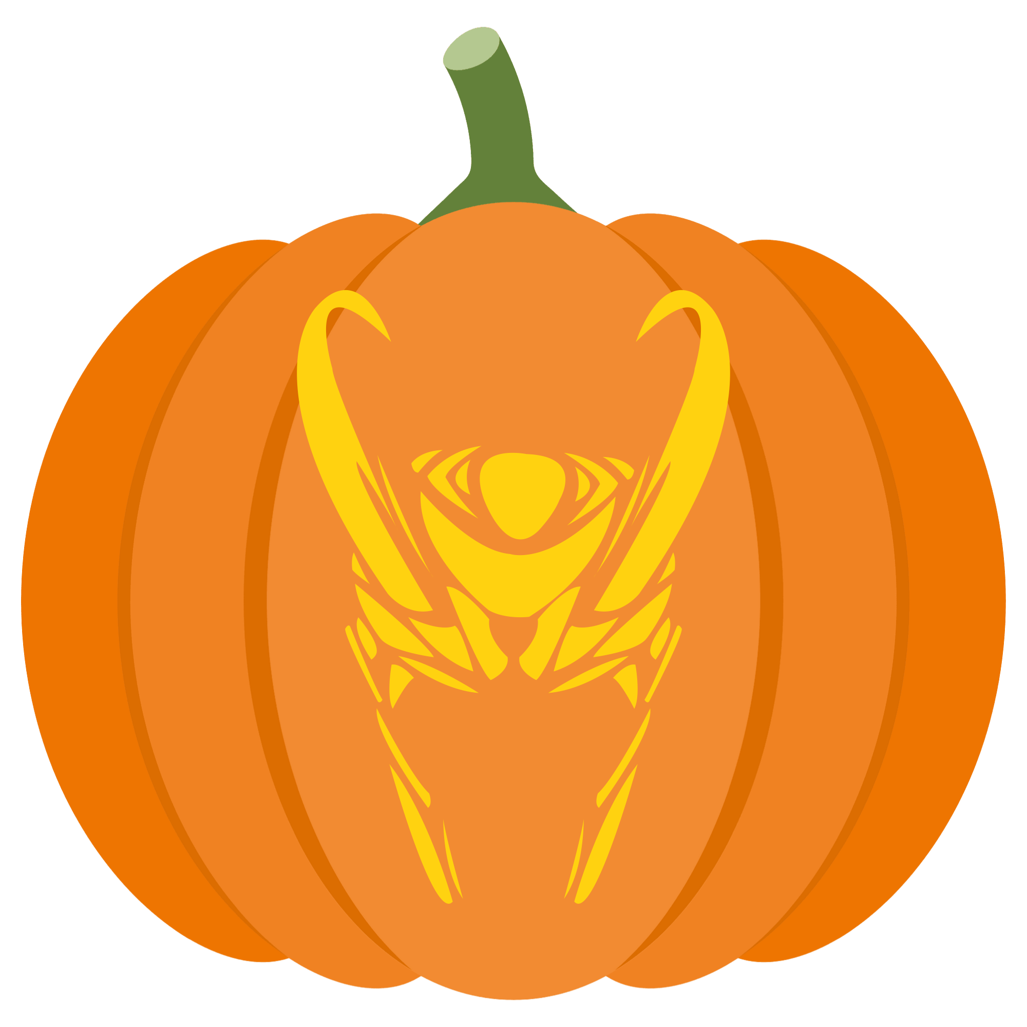 Loki helmet pumpkin stencil free printable papercraft templates