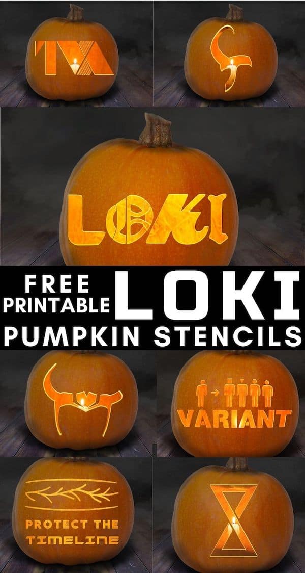 Loki pumpkin stencils free pumpkin carving patterns for halloween