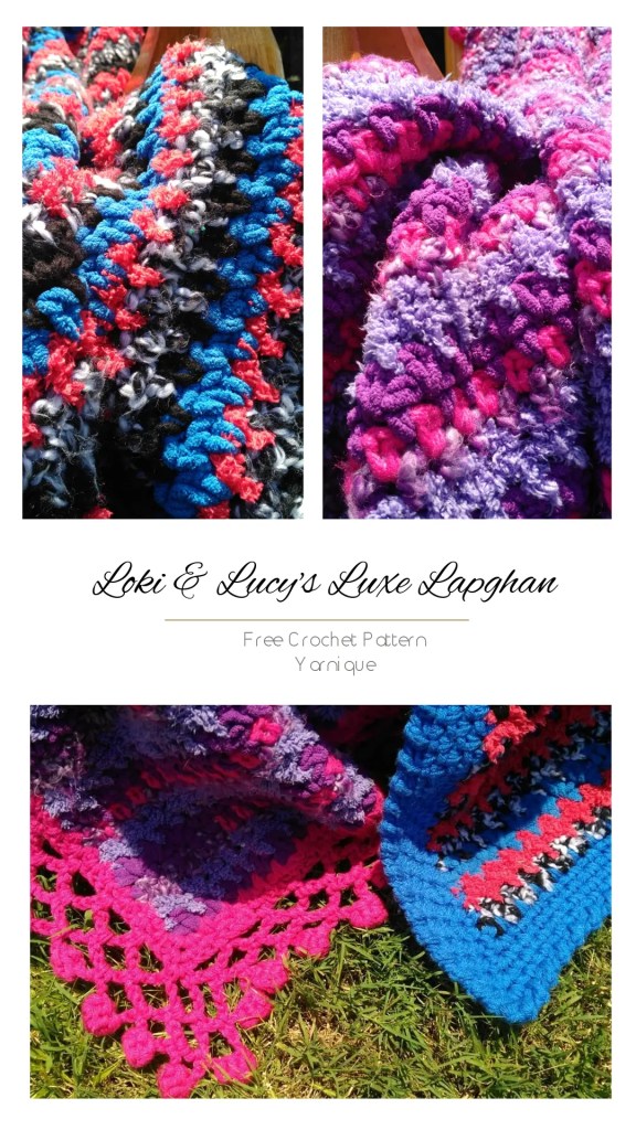 Loki lucys luxe lapghan free crochet blanket pattern