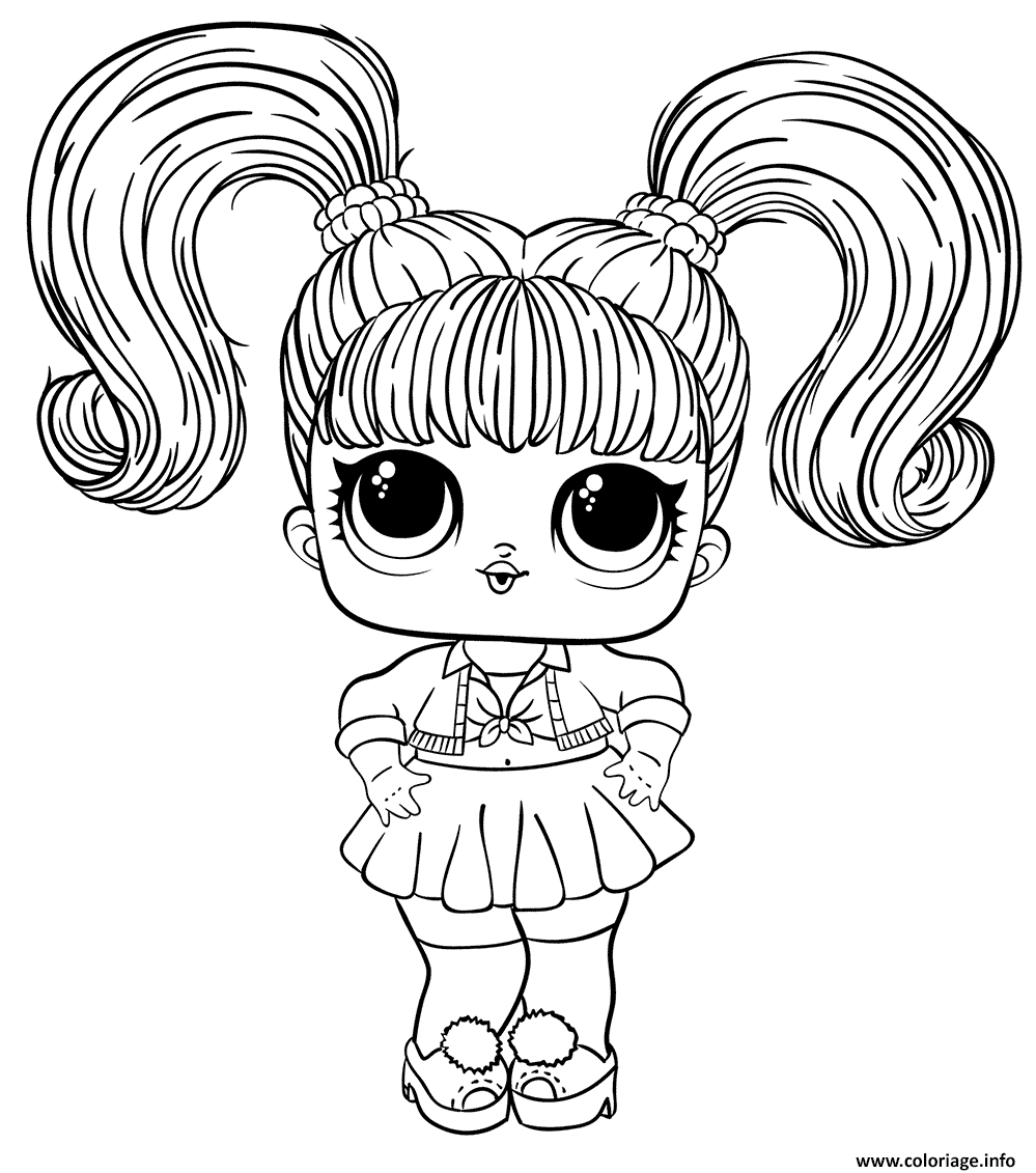 Oops baby lol big sister free printable dessin poupee lol surprise hair goals ã imprimer