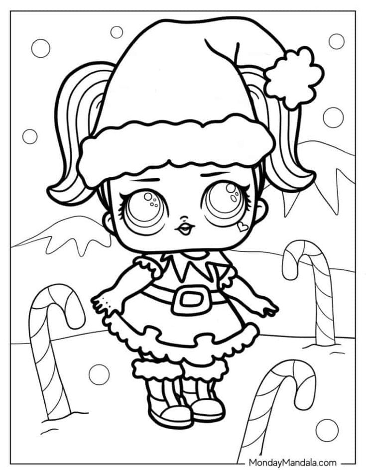 Lol surprise coloring pages free pdf printables christmas coloring pages coloring pages christmas colors