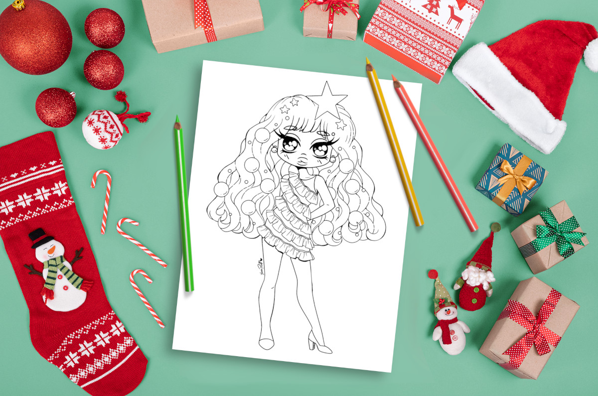 Happy holidays christmas coloring pages â s stuff