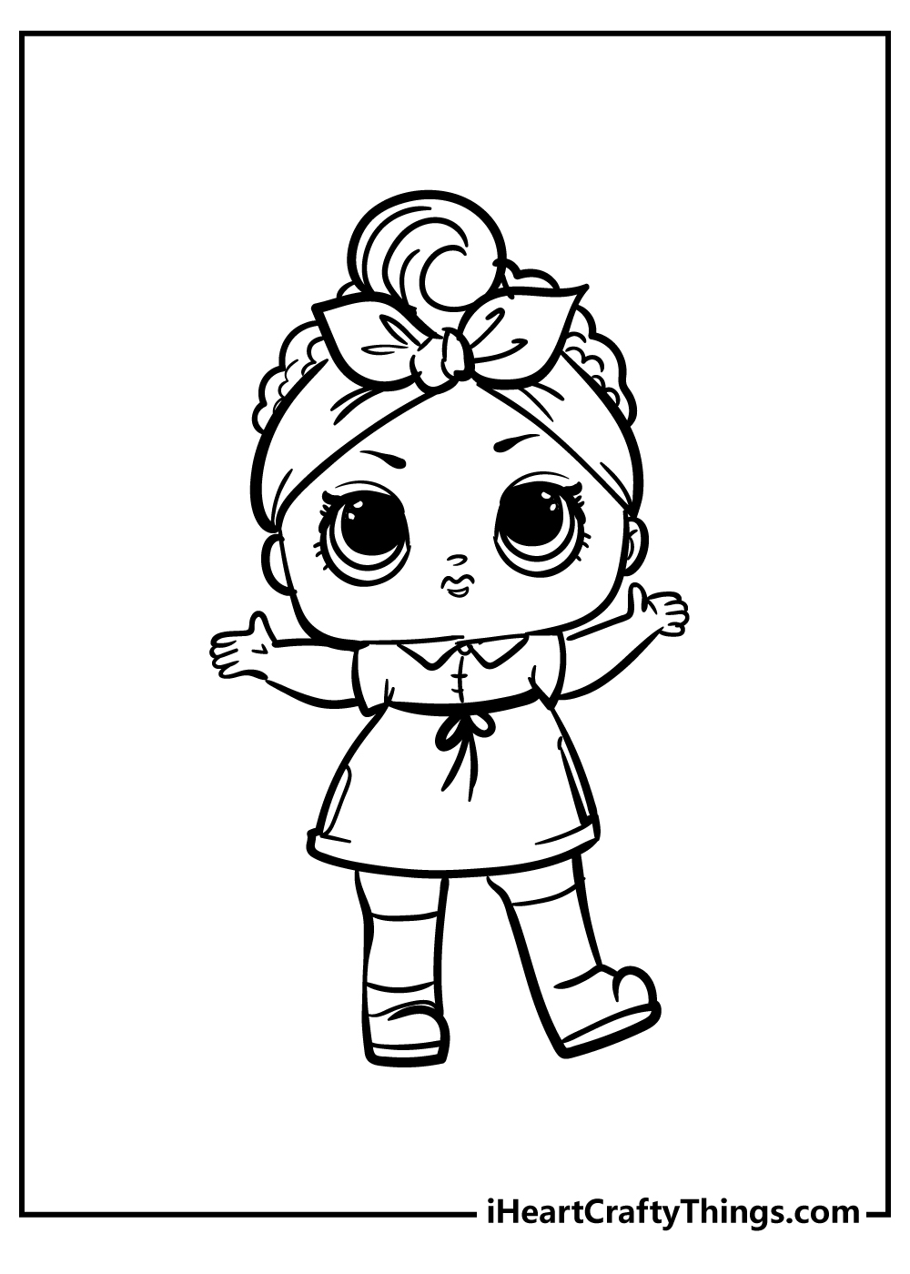 Lol doll coloring pages free printables