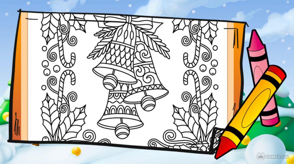 Play christmas coloring online