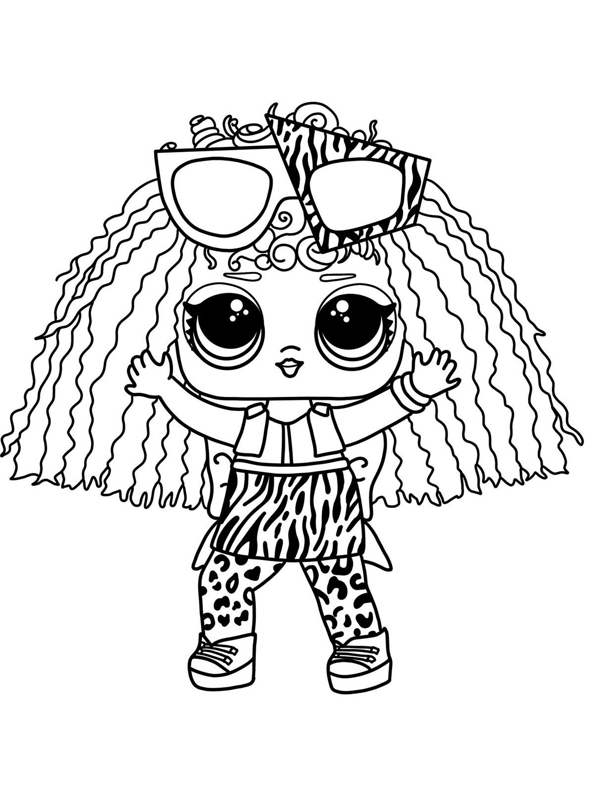 Lol dolls coloring pages