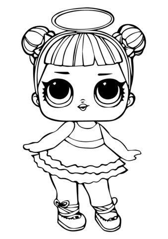 Lol doll sugar coloring page free printable coloring pages