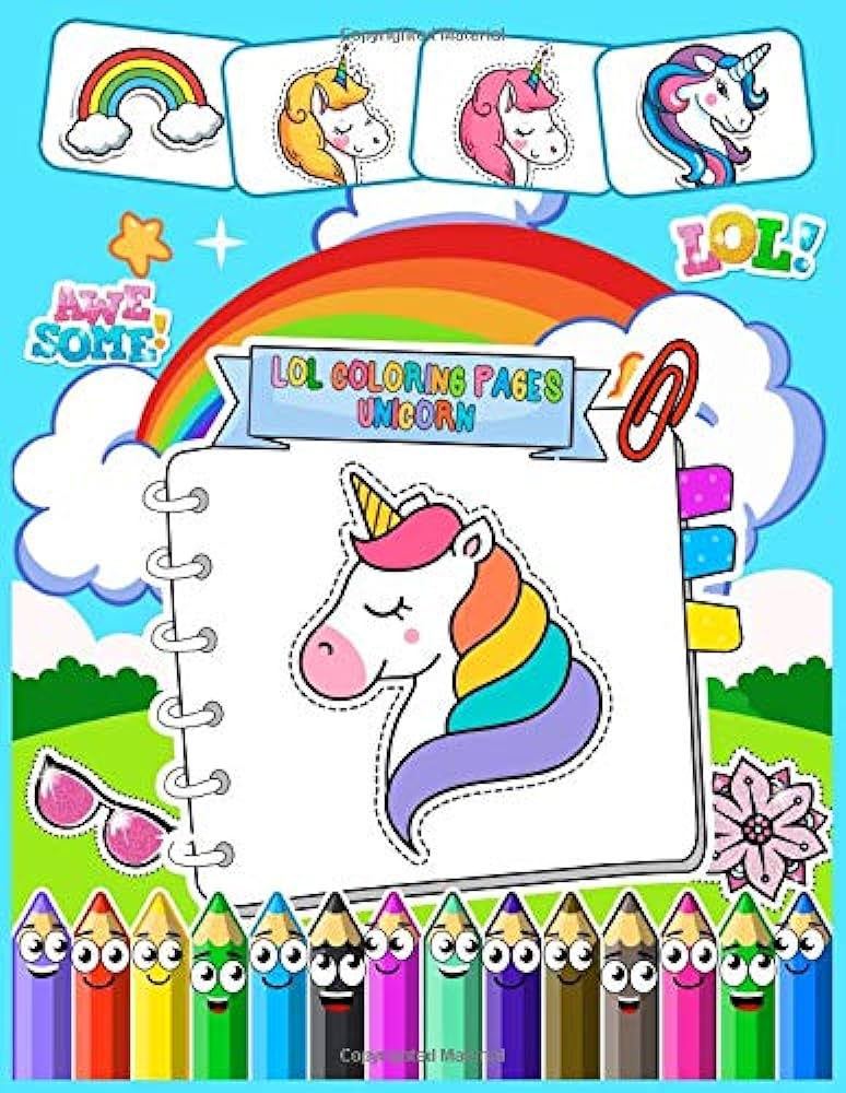 Lol coloring pages unicorn cute unicorn coloring pages with beautiful flying unicorn coloring pages for kids and all ages includes little coloring book realistic unicorns coloring books coloring pages