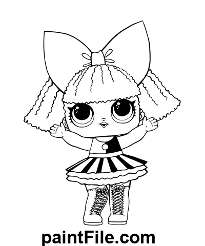 Lol doll pranksta â free printable coloring pages