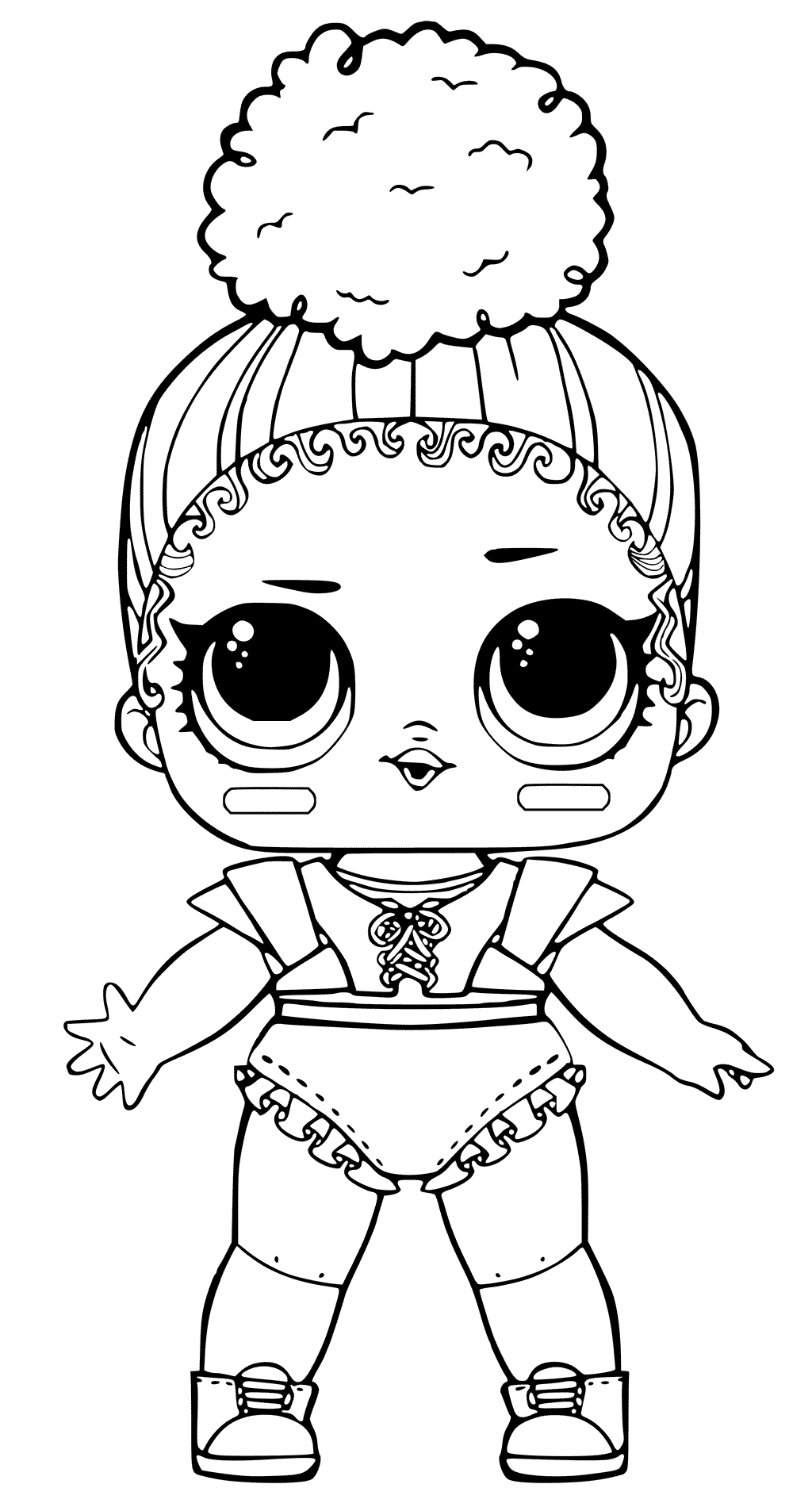 Free printable lol surprise dolls coloring pages