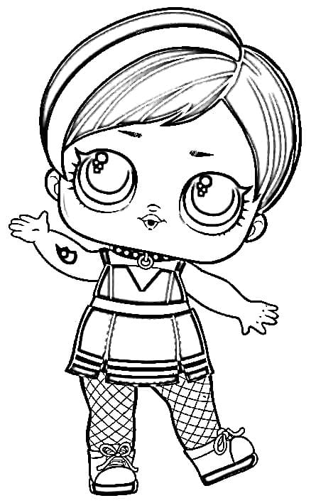 Yin bb lol surprise doll coloring page