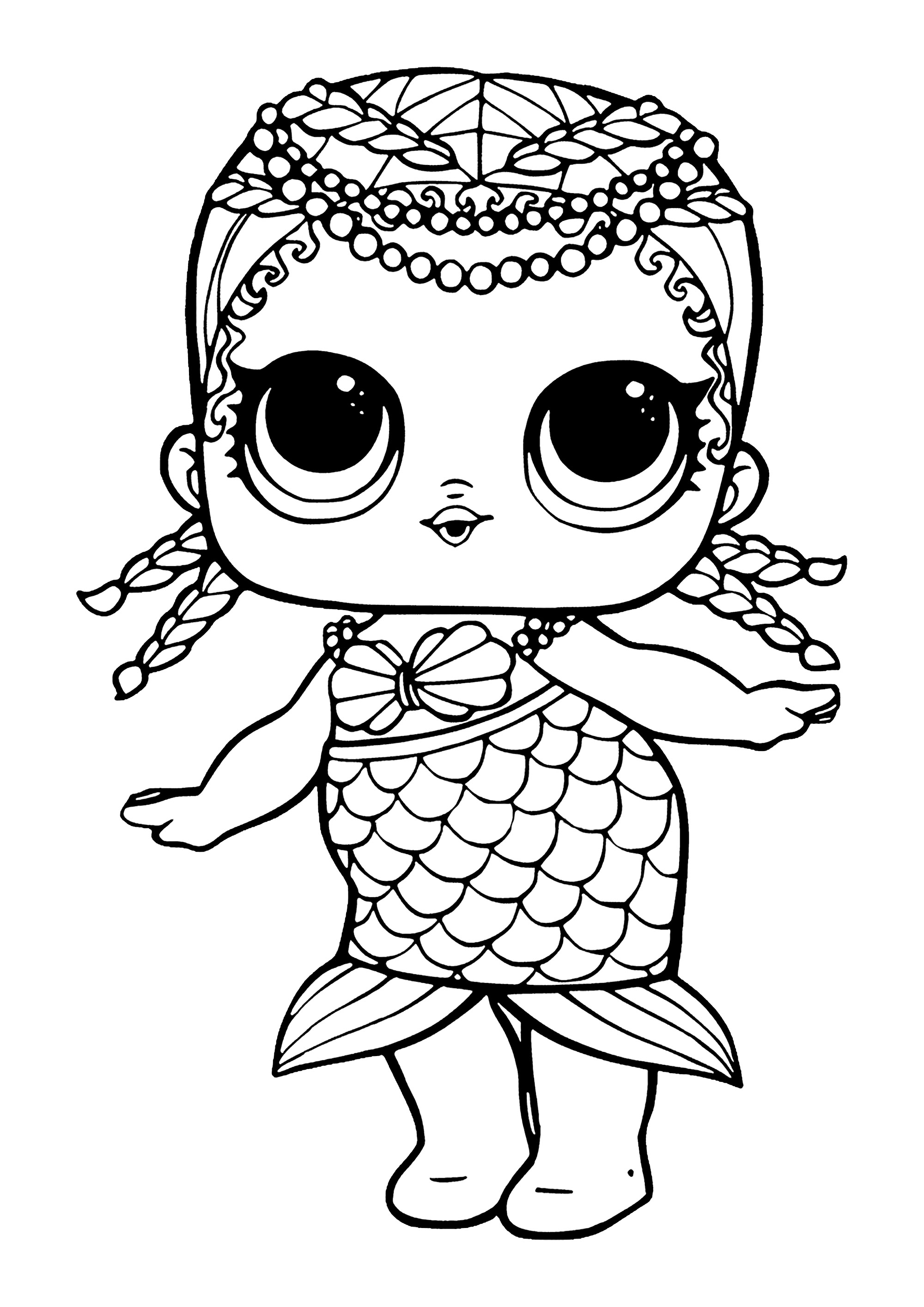 Lol surprise dolls kids coloring pages