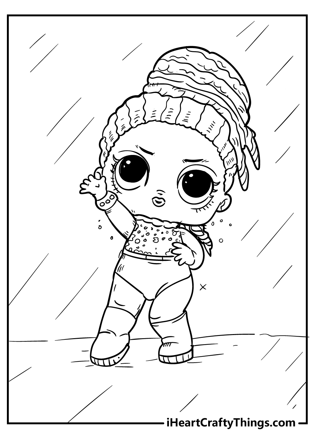 Lol doll coloring pages free printables