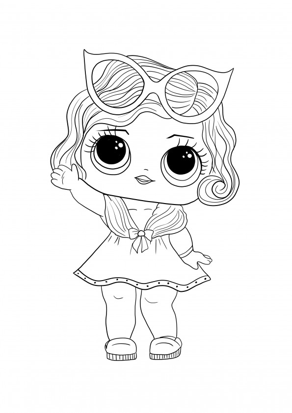 Free lol surprise doll coloring pages