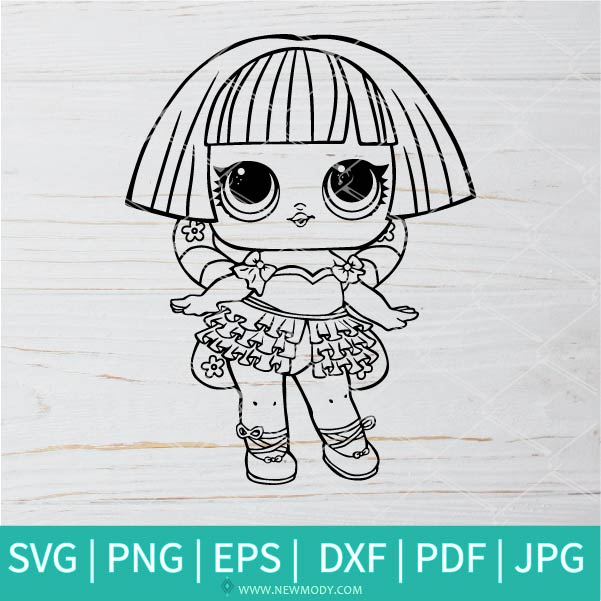 Lol surprise dolls outline svg bundle