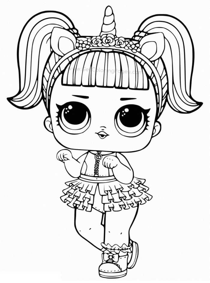 Printable lol doll coloring pages pdf