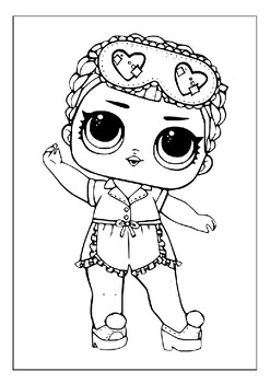 Printable lol surprise dolls coloring pages artistic adventure awaits