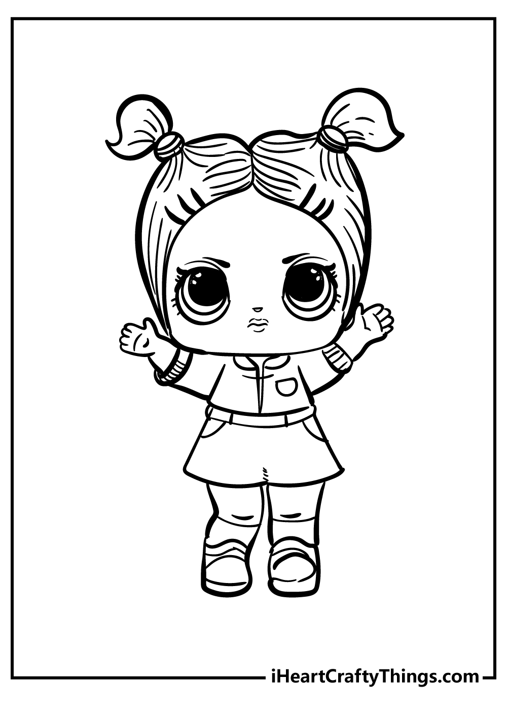 Lol doll coloring pages free printables