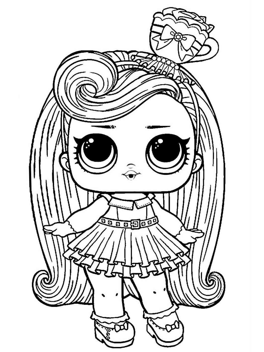 Lol dolls coloring pages