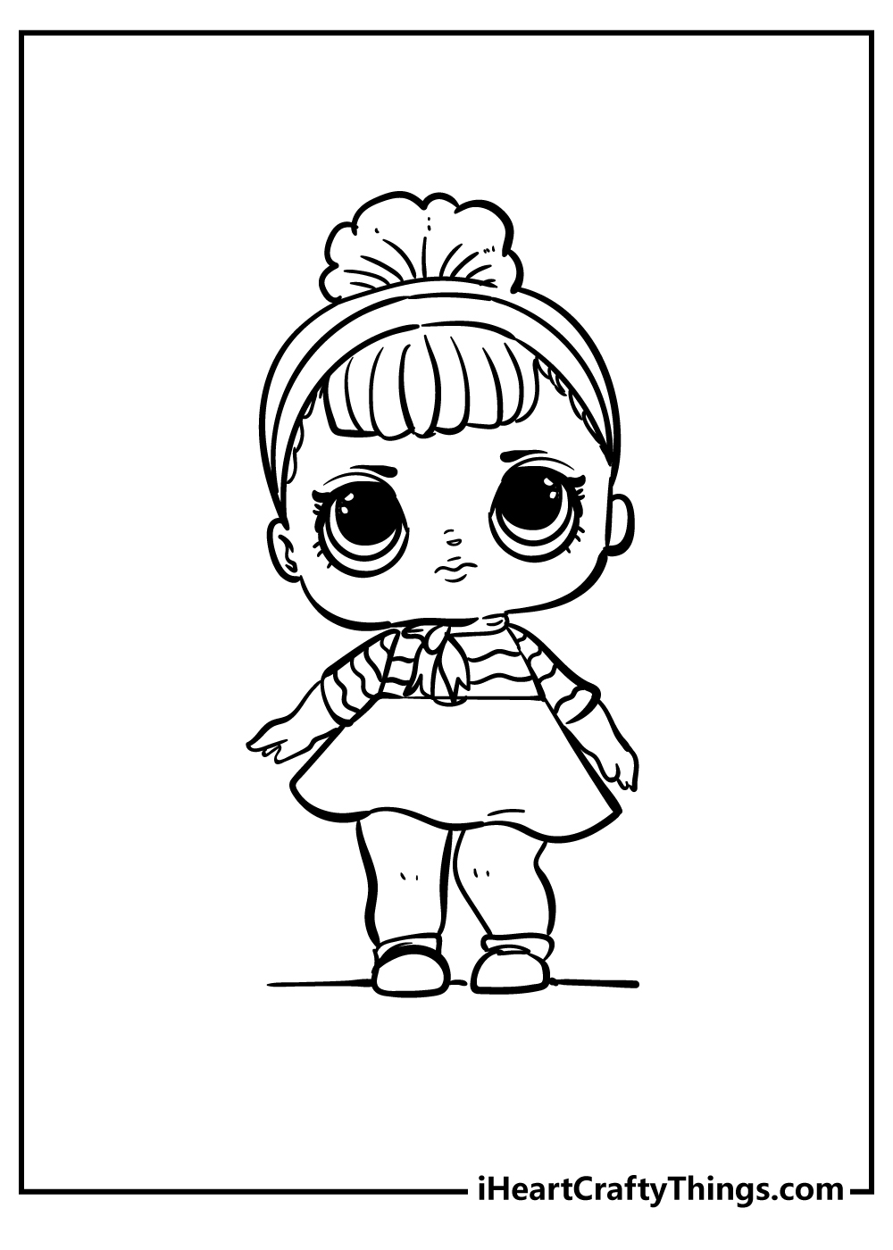 Lol doll coloring pages free printables