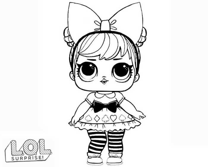 Printable lol doll coloring pages pdf