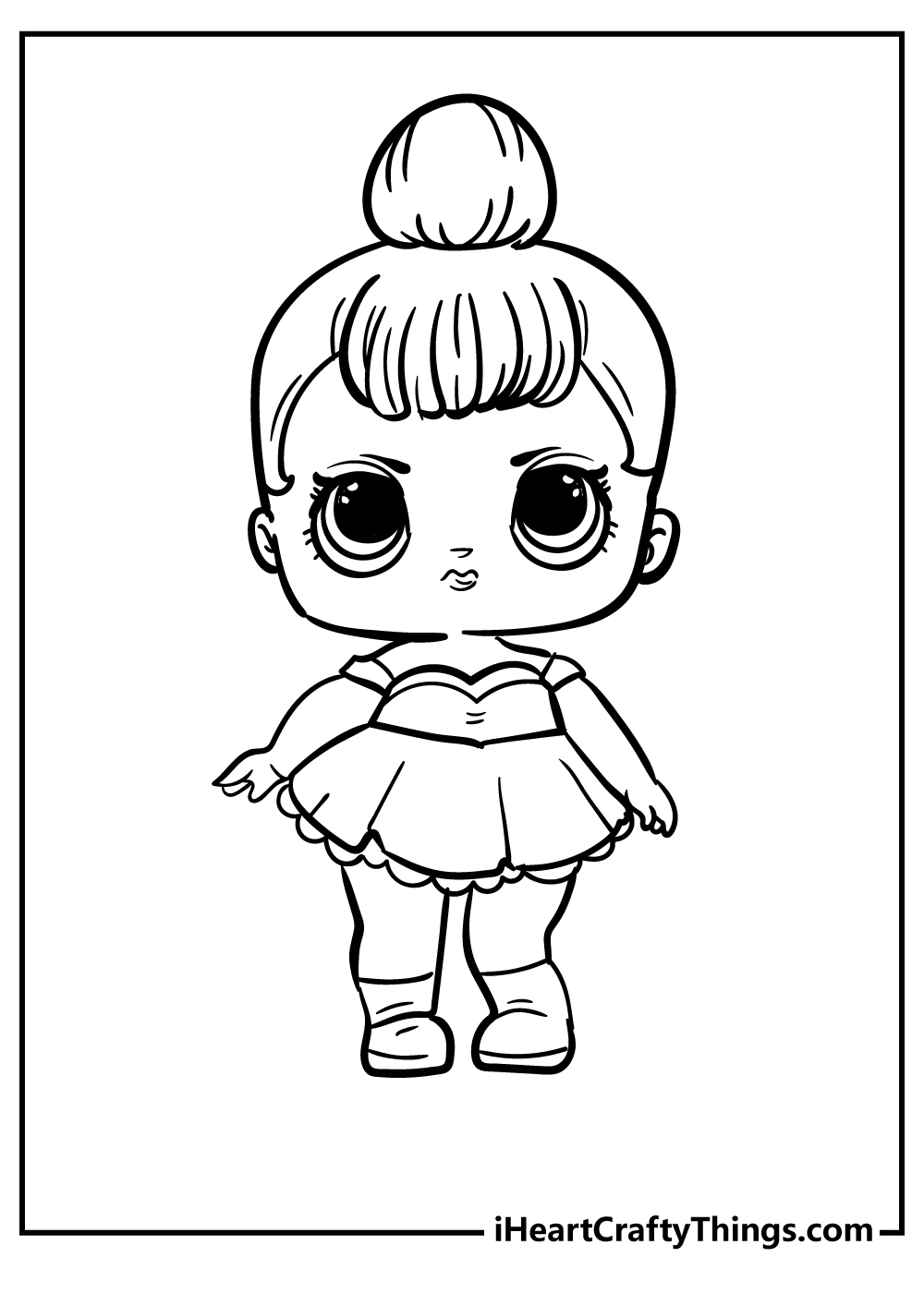 Lol doll coloring pages free printables