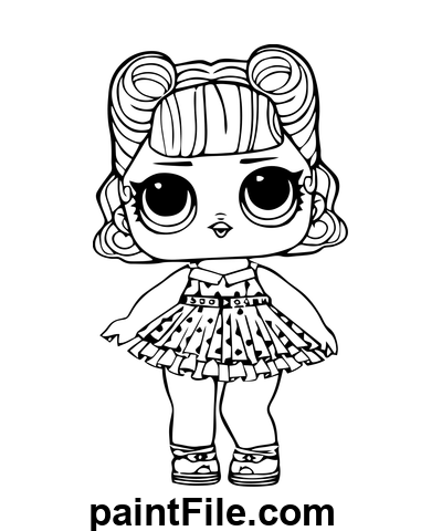 Lol doll jitterbug â free printable coloring pages